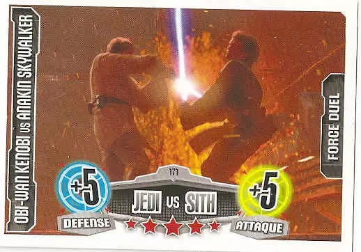 Force Attax Star Wars Saga - Obi-Wan vs Anakin