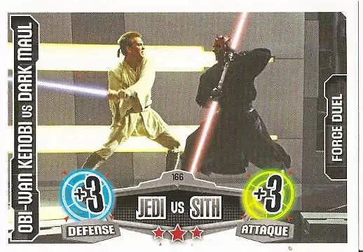 Force Attax Star Wars Saga - Obi-Wan vs Dark Maul