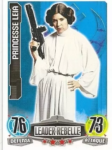Force Attax Star Wars Saga - Princesse Leia