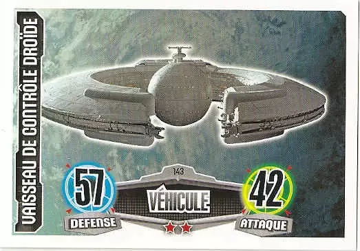 Force Attax Star Wars Saga - Vaisseau de Contrôle Droïde