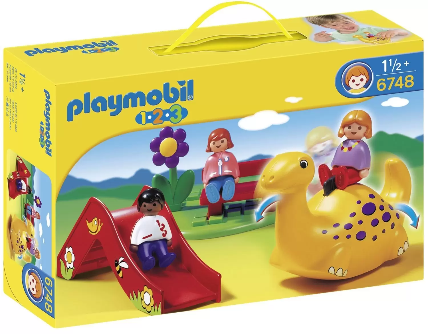 Playmobil 1.2.3 - Enfants et aire de jeux
