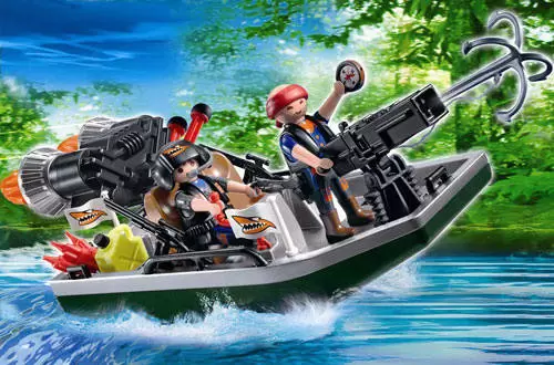Playmobil Explorers - Treasure Robber\'s Boat with Cannon