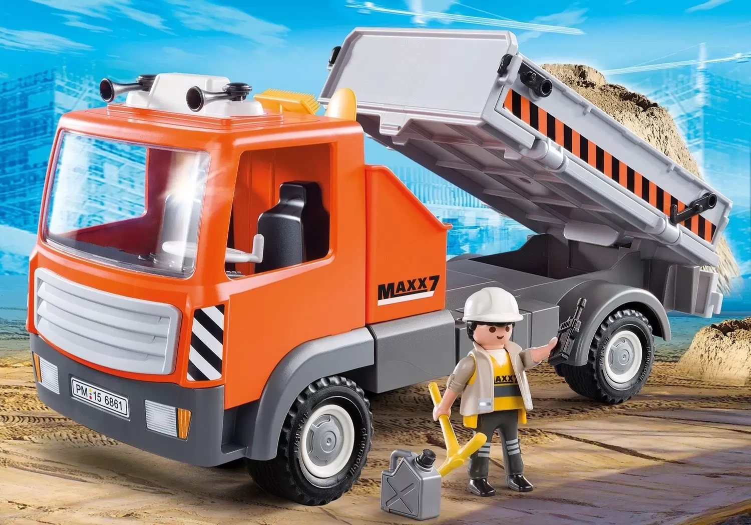 Playmobil Builders - Dump truck