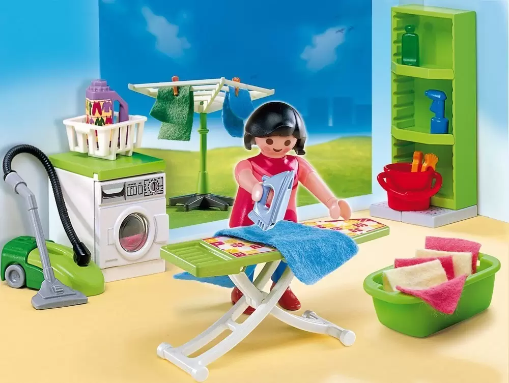 Dollhouse Details about   Playmobil Laundry Washing Machine Laundry Appliance 