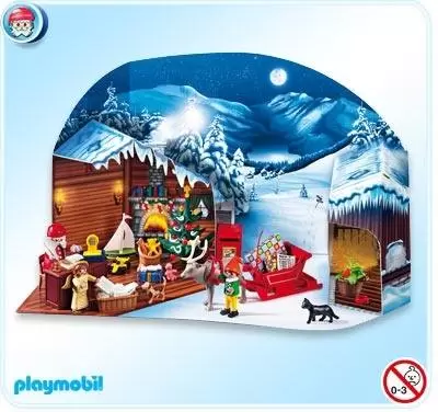 Calendrier de l\'Avent Playmobil - Calendrier de l\'Avent Atelier du Père Noël