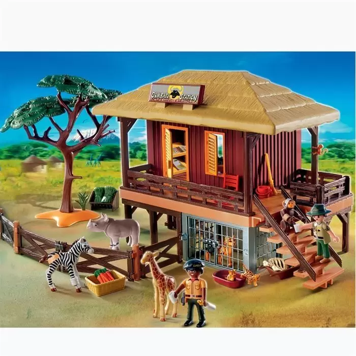 Playmobil Aventuriers - Centre de soins pour animaux sauvages