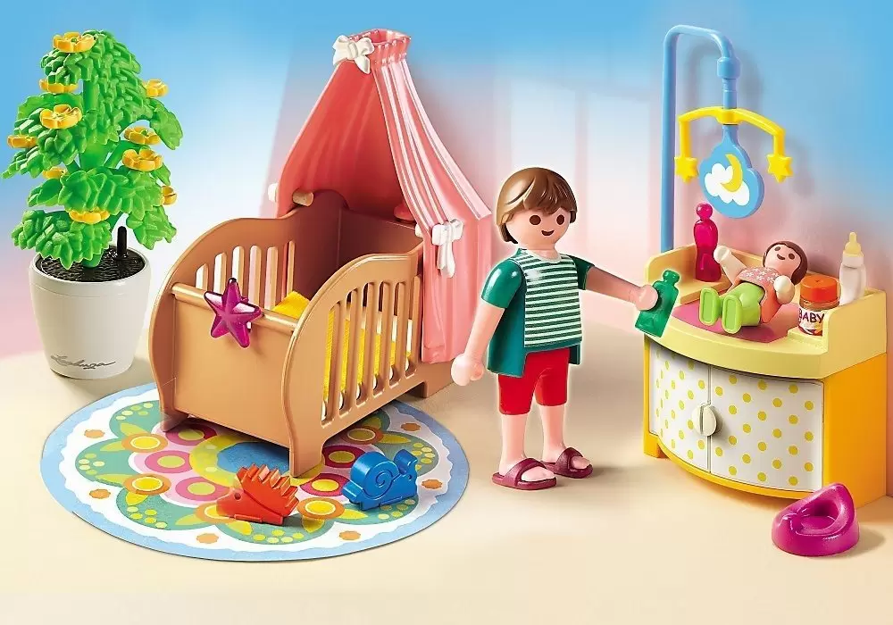 Playmobil Houses and Furniture - Baby Room with Mobile