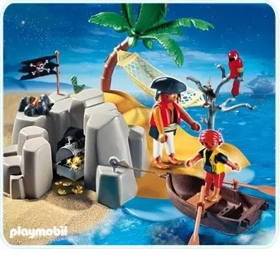 Pirate Playmobil - Pirate island compact set