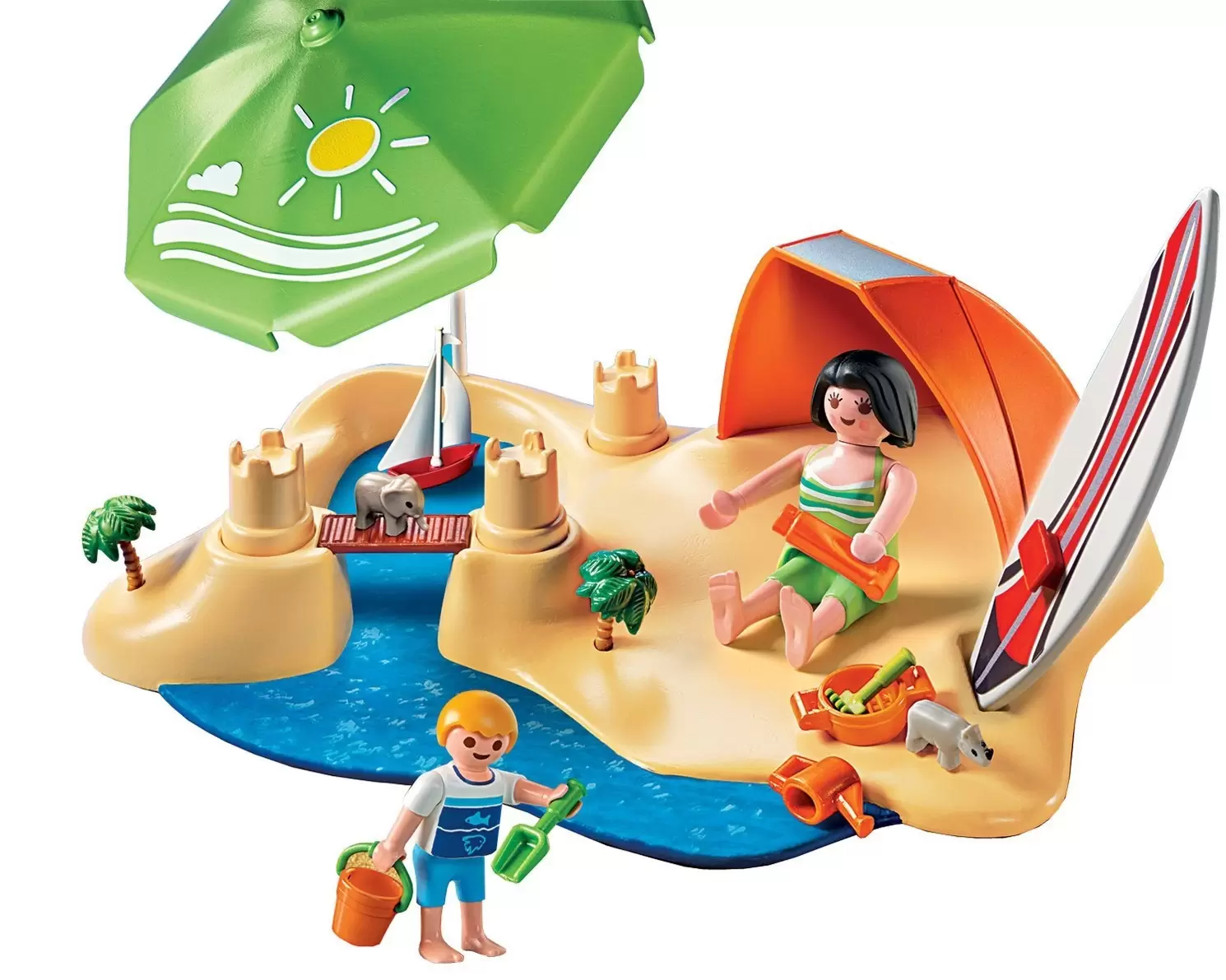 Playmobil en vacances - CompactSet Vacanciers à la plage
