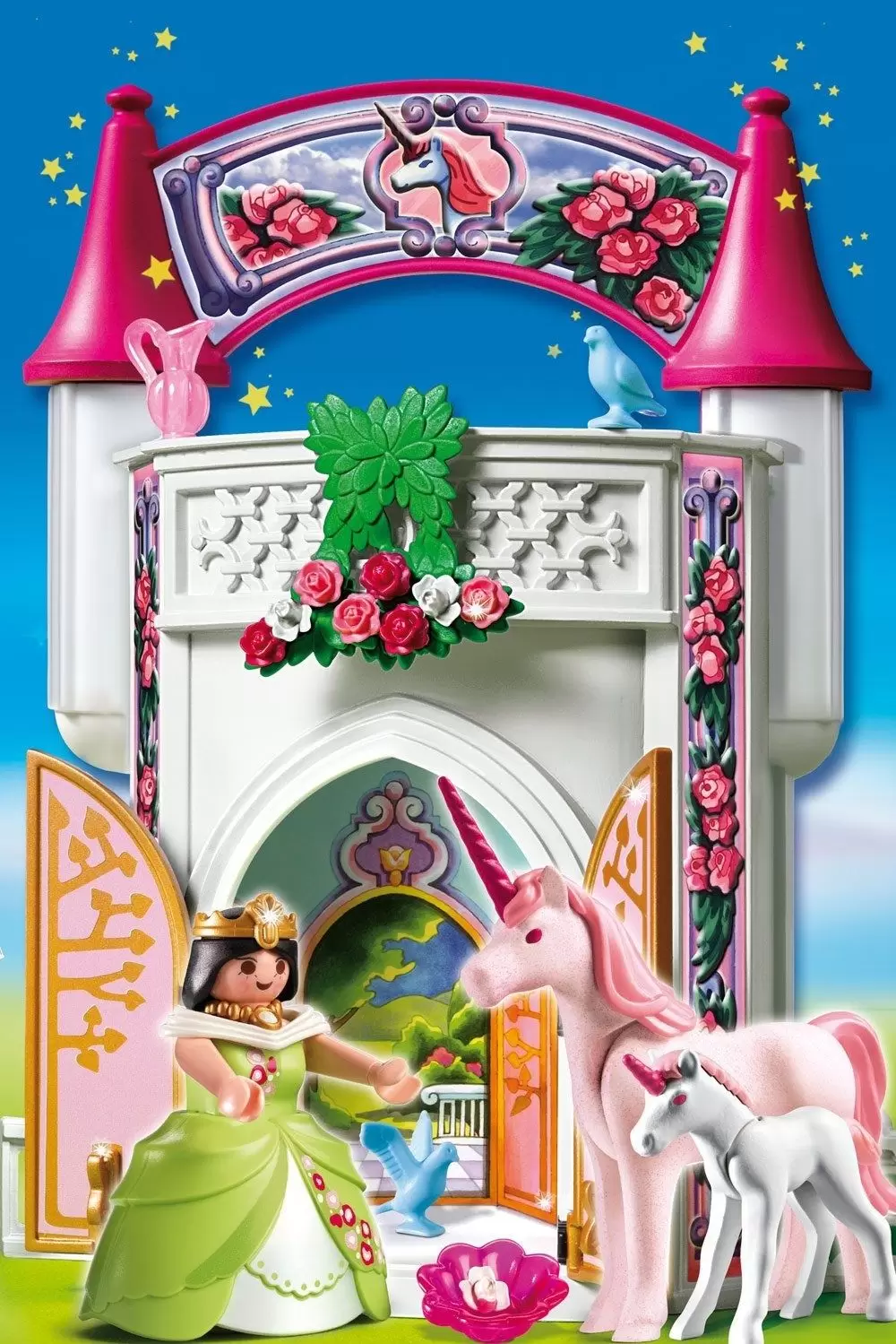 Playmobil Princesses - Donjon de la licorne transportable