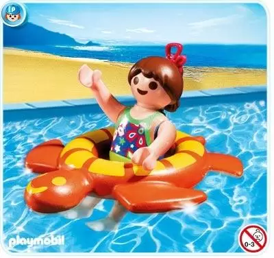 Playmobil en vacances - Fillette avec bouée