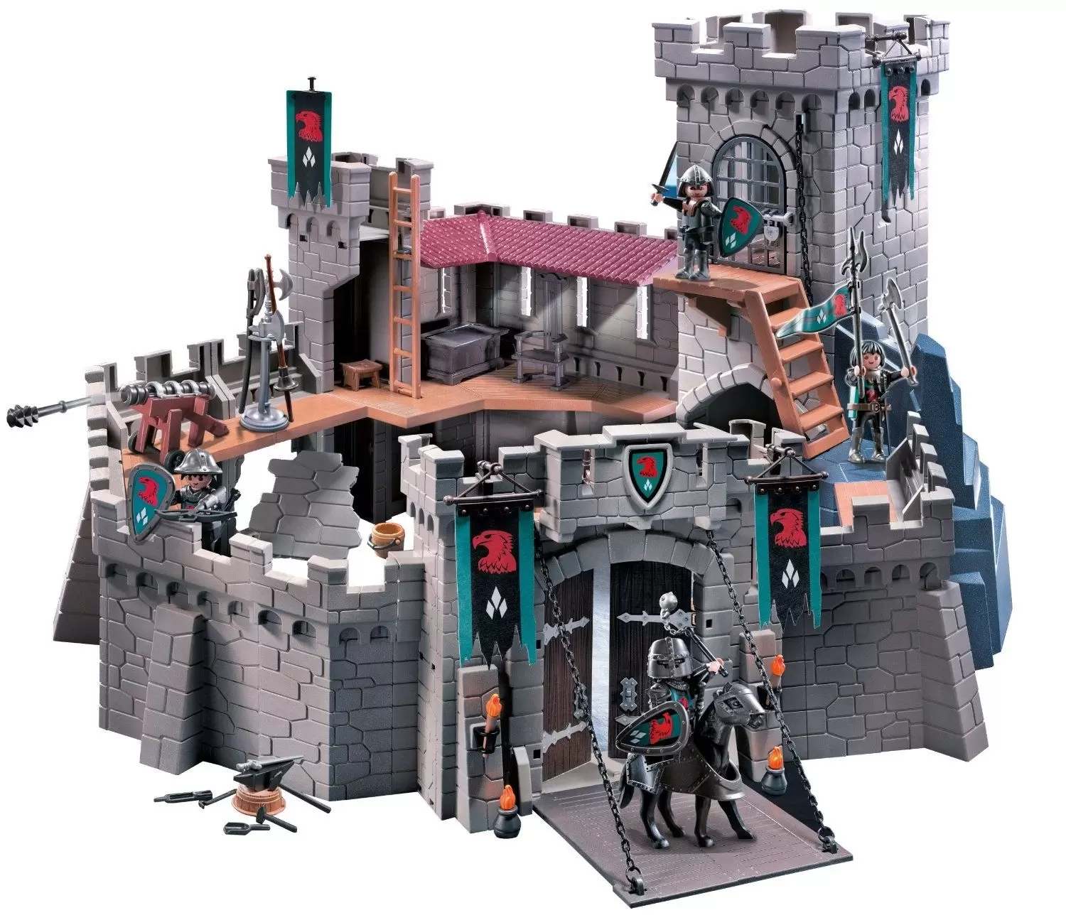 Medarbejder sand Waterfront Falcon Knight's Castle - Playmobil Middle-Ages 4866