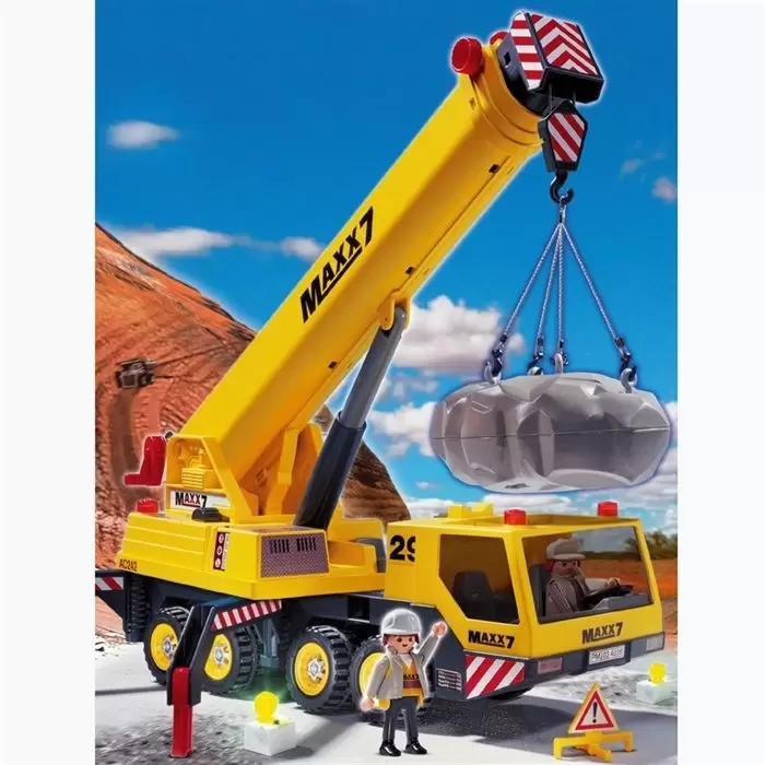 Playmobil Chantier - Grue mobile géante