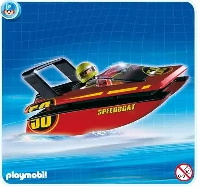 Playmobil Port & Harbour - Carry Along Speedboat