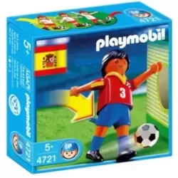 Joueur Foot Espagne - Playmobil Football 9517