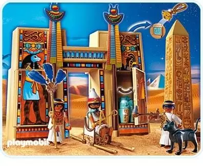Playmobil Histoire - Pharaon et pylône de temple