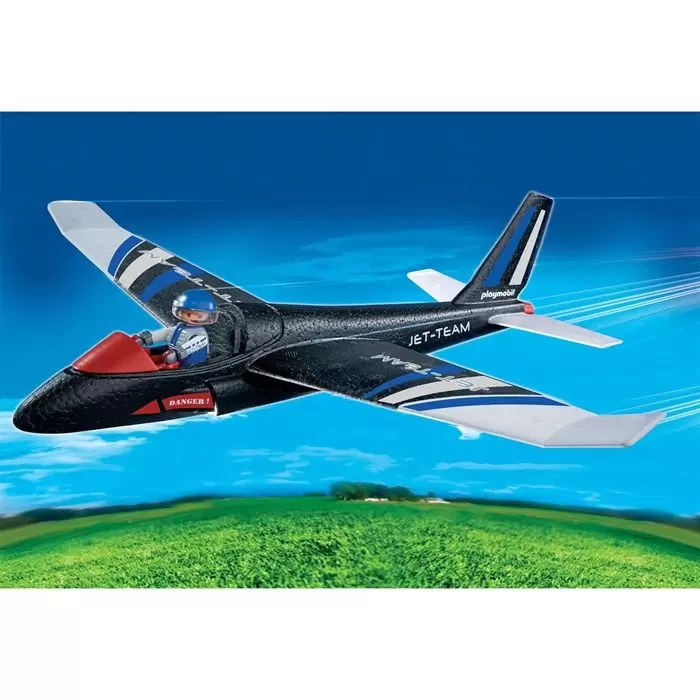 Playmobil Airport & Planes - Hand-Launch Glider Jet Team