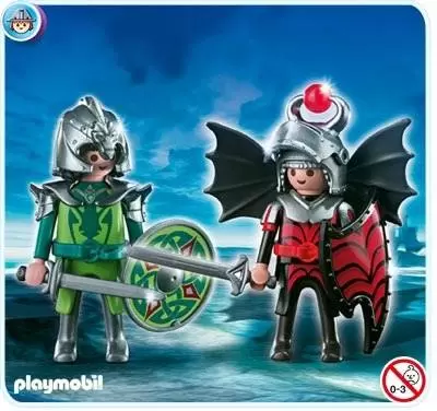 Playmobil Chevaliers - Playmobil Duo Chevaliers dragons