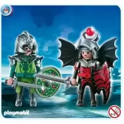 Playmobil Duo Chevaliers dragons
