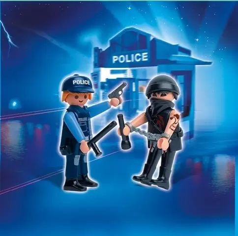 Playmobil Policier - Duo Policier et voleur