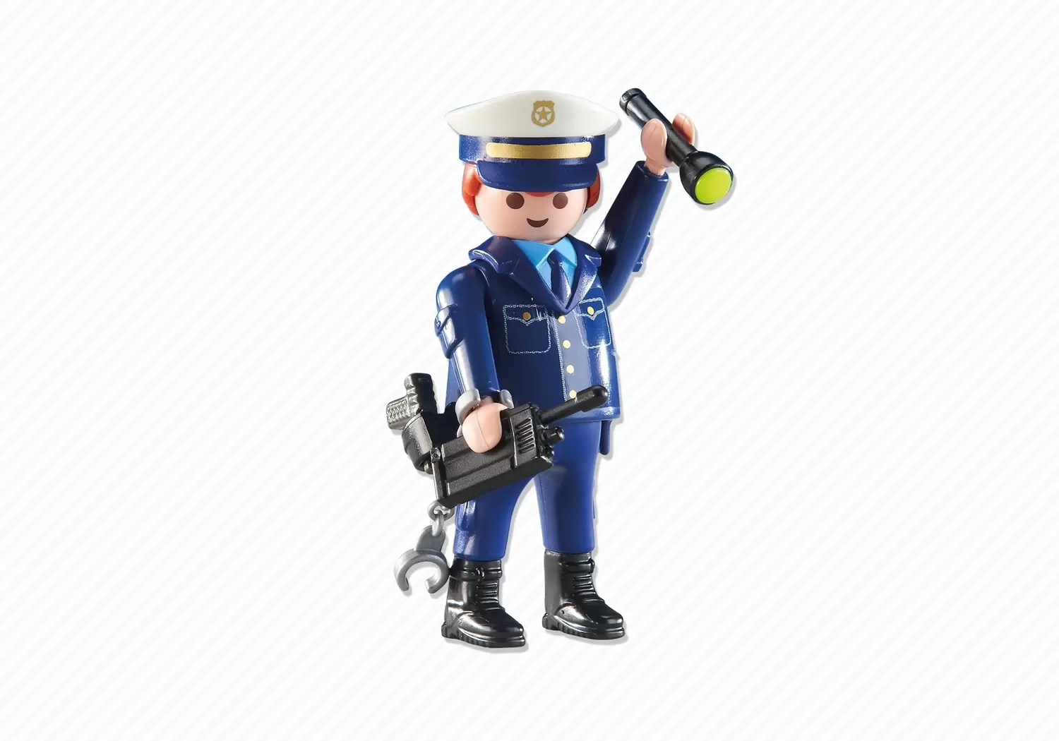 PLAYMOBIL FIGURE POLICE OFFICER POLICE OFFICERS TRAFFIC COMMISSION  STATION