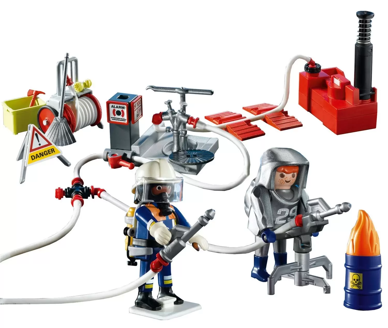 Playmobil Pompier - Pompiers et matériel d\'incendie
