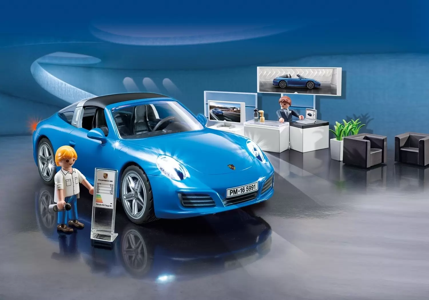Playmobil Sports Mécaniques - Porsche 911 Targa 4S