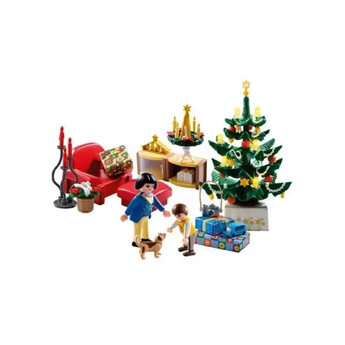 Playmobil de Noël - Salon avec décorations de Noël