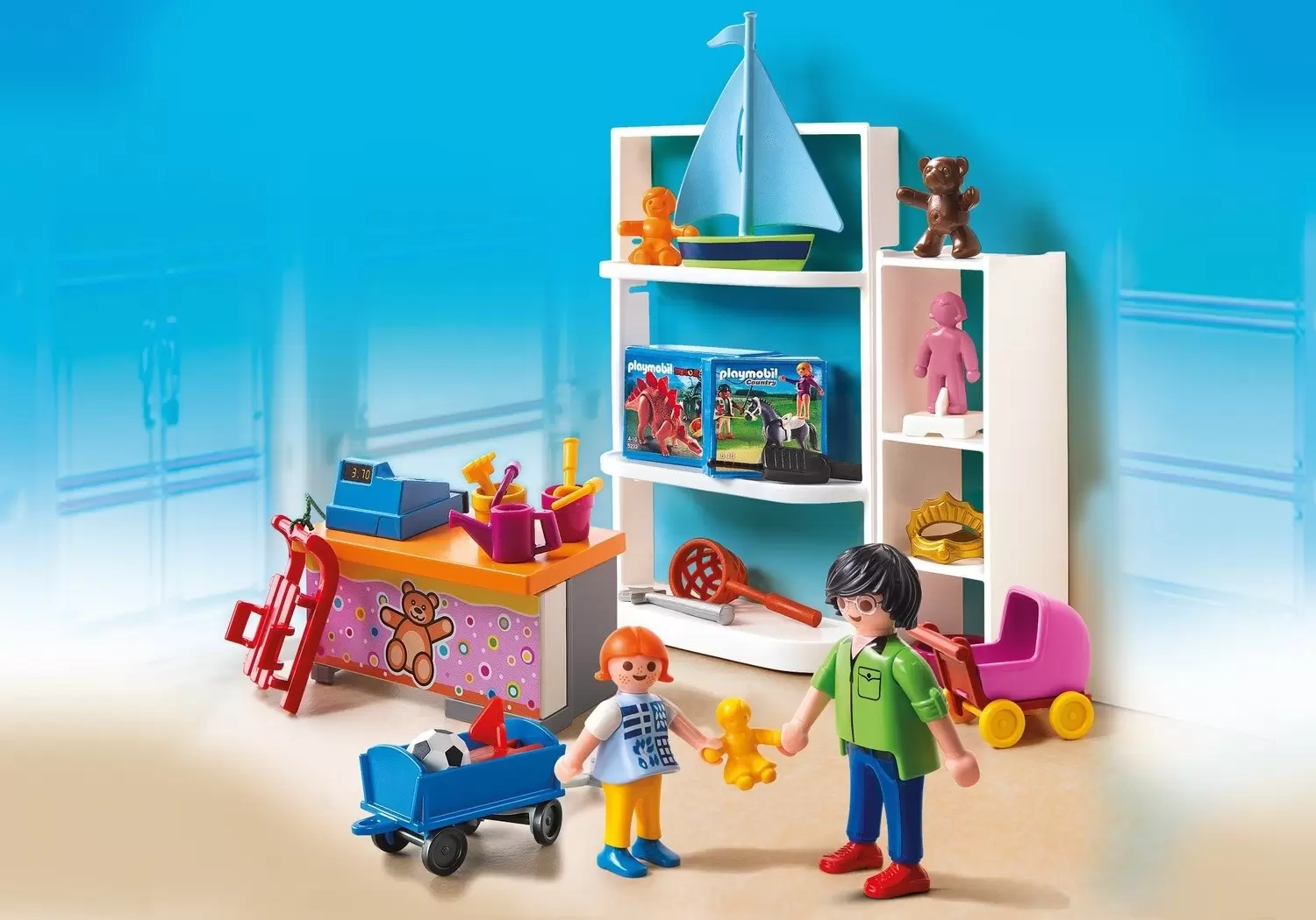 Playmobil dans la ville - Magasin de jouets