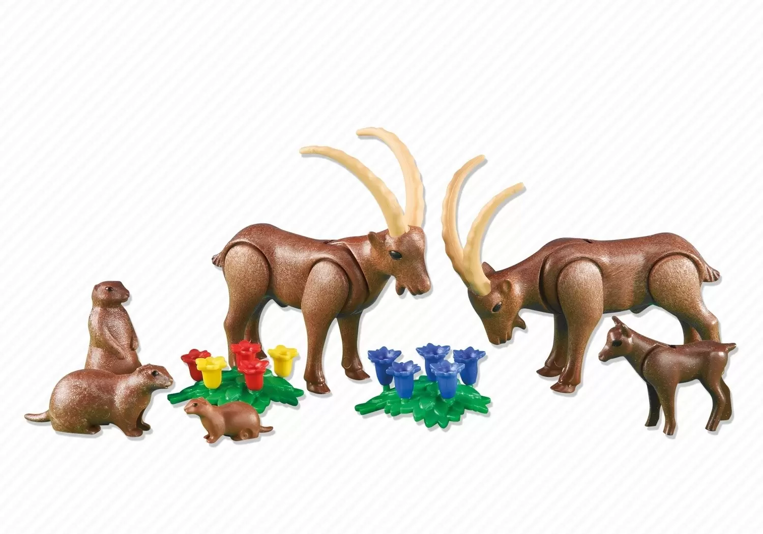 Playmobil Animaux - Marmottes et bouquetins