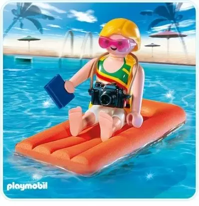 Playmobil Special - Touriste avec matelas pneumatique