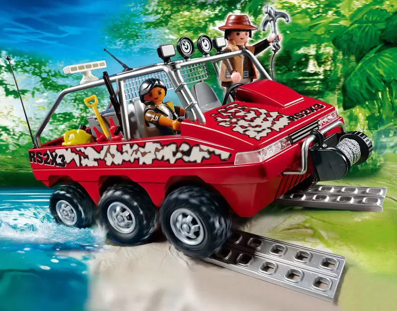 Playmobil Explorers - Treasure Hunter\'s Amphibious Truck