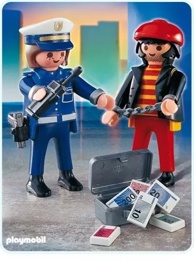 Playmobil Policier - Voleur et policière