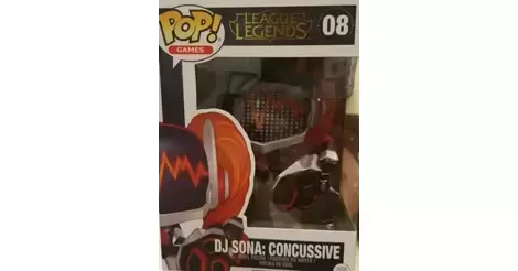 Justering Shining Betaling League Of Legends - DJ Sona : Concusive - POP! Games action figure 8