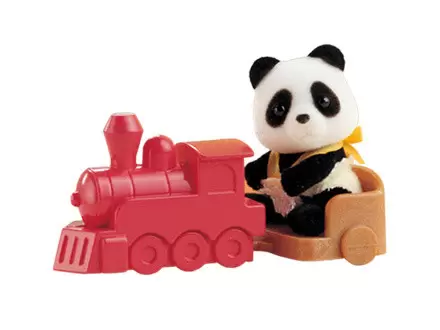 Sylvanian Families (Europe) - Panda on train