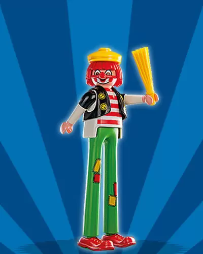 Playmobil Figures : Série 4 - Clown aux longues jambes