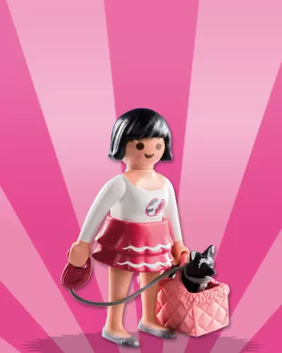Playmobil Figures : Série 8 - Femme avec chien