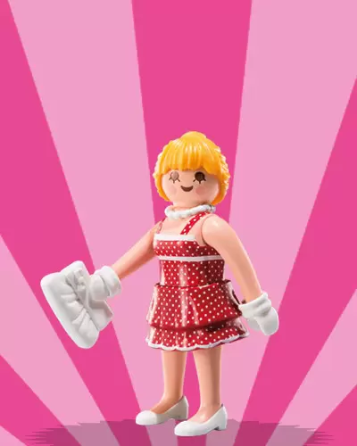 Playmobil Figures : Série 6 - Femme avec sac à main et robe courte