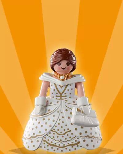 Playmobil Figures : Series 2 - Lady in white dress