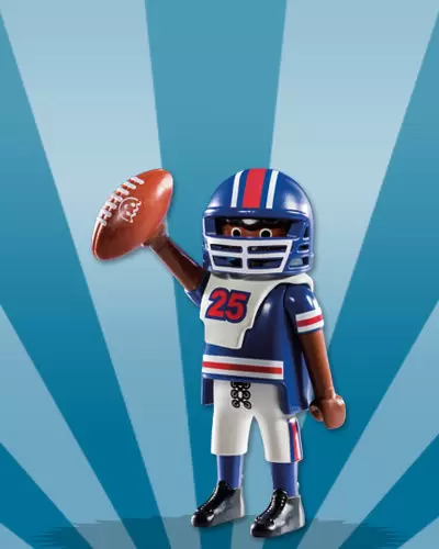 Playmobil Figures : Série 8 - Joueur de Football américain