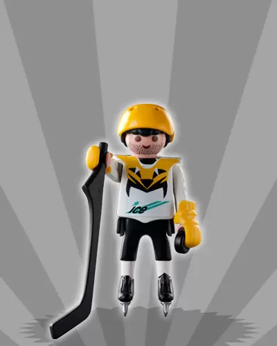 Playmobil Figures : Série 3 - Joueur de Hockey