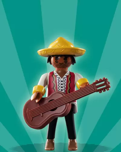 Playmobil Figures : Series 2 - Mexican with guitar