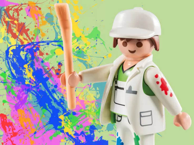 Playmobil Figures: Series 9 - Painter