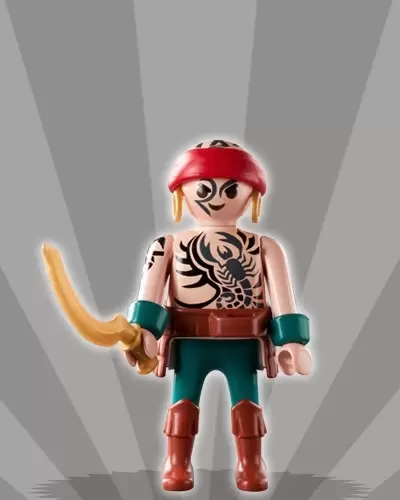 Playmobil Figures : Série 3 - Pirate Tatoué
