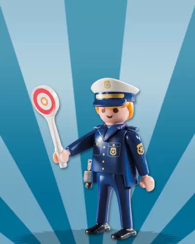 Playmobil Figures " Polizist "    Serie 8 