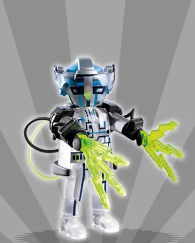 Playmobil Figures : Série 3 - Robot Transparent