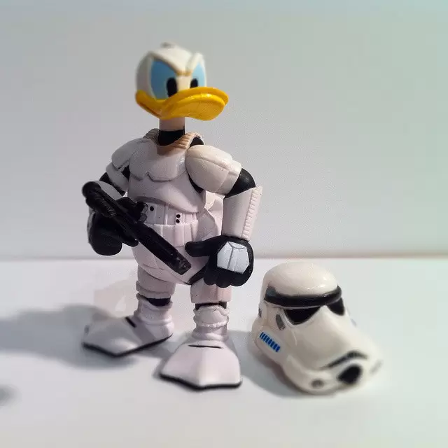 Disney Star Tours - Donald Duck as Stormtrooper