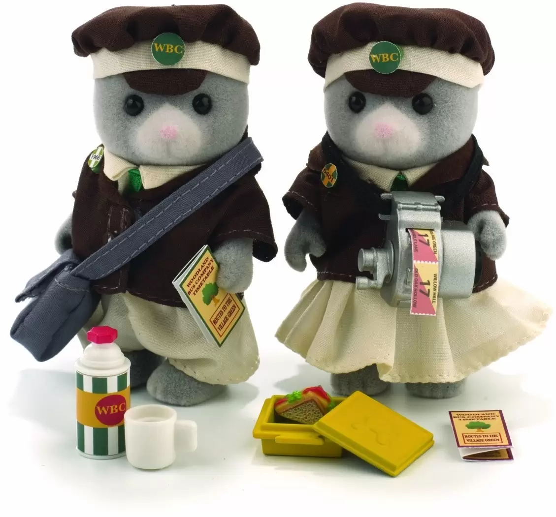 Sylvanian Families (Europe) - Bus Driver And Conductor