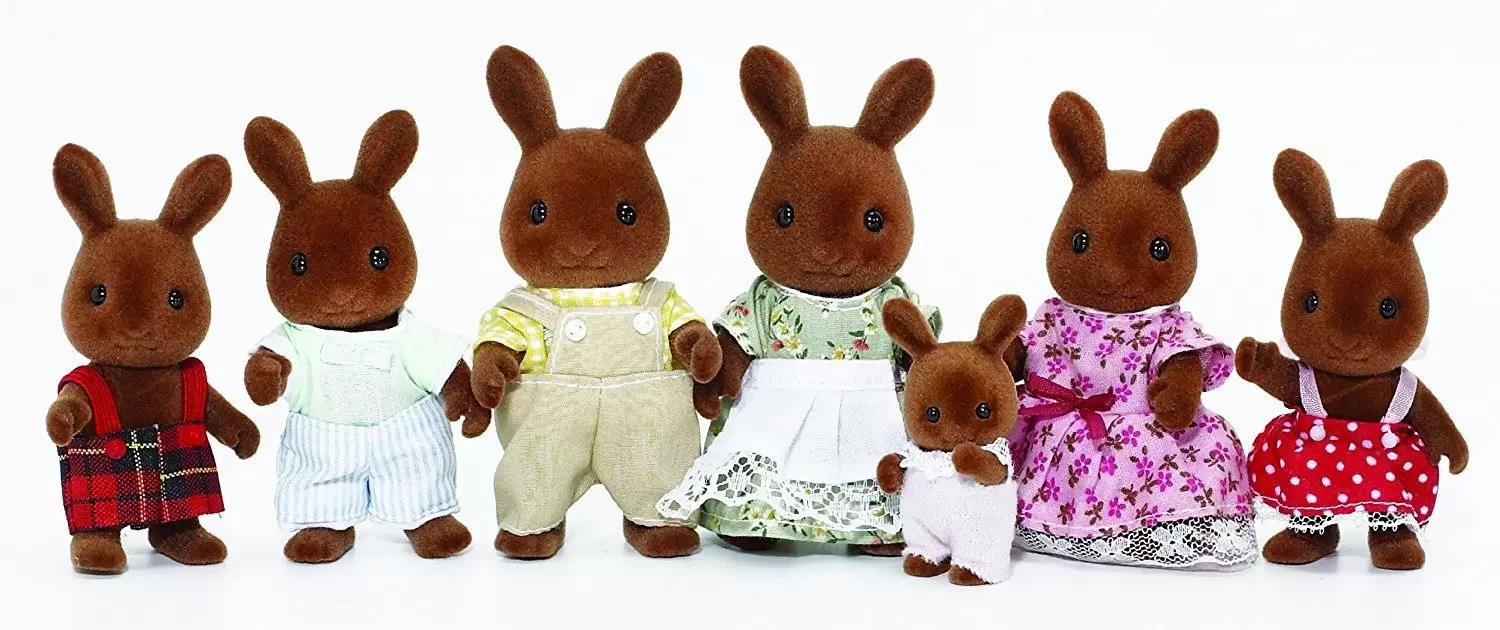 Sylvanian Families (Europe) - Famille Wildwood Lapin Chocolat