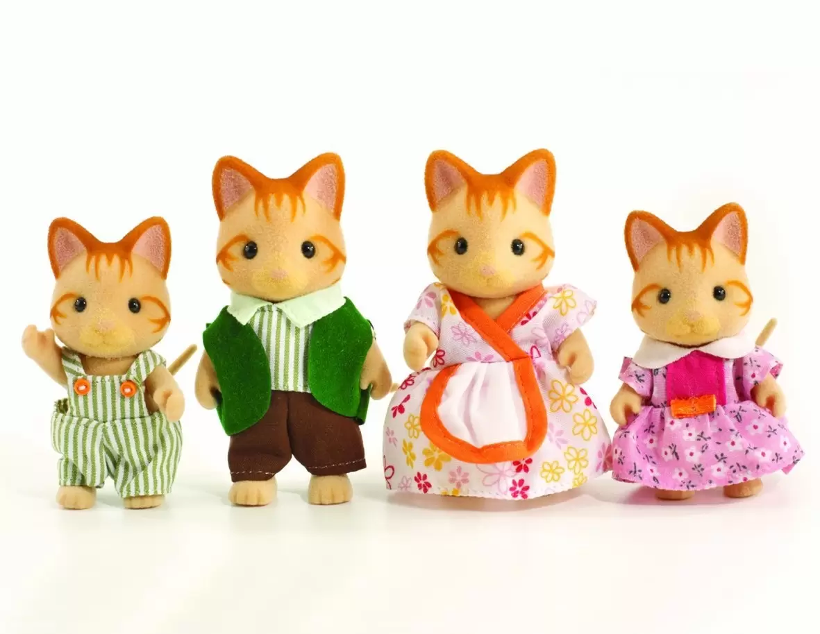 Sylvanian Families (Europe) - Beaman Ginger Cat Family